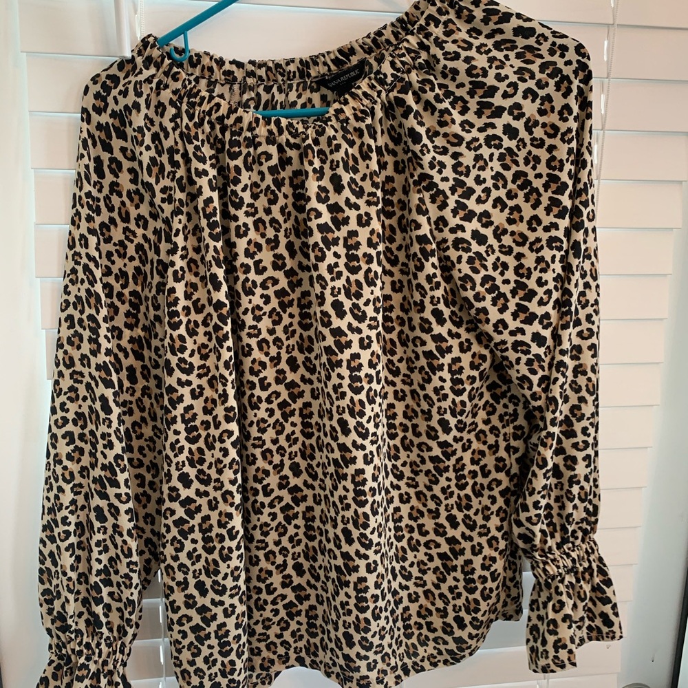 Leopard print blouse